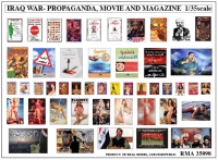 35; Iraq Krieg Propanganda- & Playboy Poster