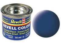 Blau, matt  Emailefarbe  14ml   (Preis /1L = 177,86 )