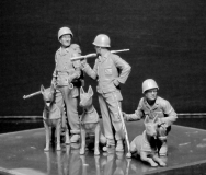35;USMC mit Sprhunden  WW II