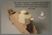 FT-17  Omnibus-Turm Umbausatz (Basis MENG)
