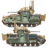 35; M2A3 BRADLEY mit BUSK III Zusatzpanzerung
