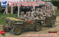 35; British Airborne jeep & Paratroopers