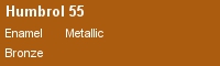 H055 Bronze Metallic  14ml Enamel Farbe    (Preis /1 l = 177,85 )