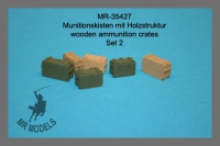 35; NATO / Bundeswehr  Munitionsksten / Holzkisten mit Holzstruktur  Set 2