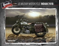 35; US Motorrad INDIAN 741B  (2 Motorrad Baustze enthalten !)