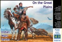 35; On the Great Plains, Indianer mit Pferd