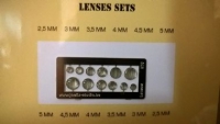 35; Scheinwerferlinsen, transparent 2,5mm - 5mm