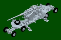 35; German 12,8cm Flak 40 with Limbers    WW II