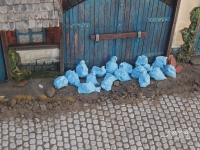 35; Garbage Sacks , blue   10x