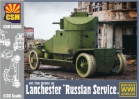 35; Lanchester Armoured Car / Russische Version  1.Weltkrieg