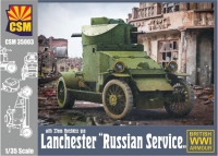 35; Lanchester Armoured Car / Russische Version  1.Weltkrieg