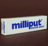 Milliput Silvergrey , Modellierknete      113,4g   (Preis /1kg = 70,45 Euro )