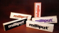 Milliput Silvergrey , Modellierknete      113,4g   (Preis /1kg = 70,45 Euro )