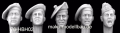 35; Kpfe ,britisch 2.Weltkrieg,  diverse Kopfbedeckungen