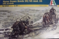 35; Breda 20mm Flak  im Pferdezug
