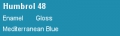 H048 Mediterranean Blue Gloss 14ml Enamel Colour      (Preis /1 l = 177,85 )