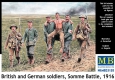 35; Britische infantrieund deutsche Kriegsgefangene   1. Weltkrieg