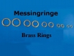 Brass Rings   Diameter 7mm   (100 pieces)