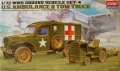 72; US Dodge Ambulance and Tow Tractor     WW II