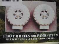35; Wheel Set for FAMO 18to Half Track tractor (TAMIYA)