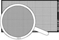 35; Net with interlaced mesh 0,5 x 0,5 mm