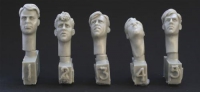 35; K�pfe, 40er jahre Frisur