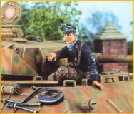 35;German panzerofficer sitting