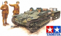 35; French Renault UE Tractor & Figures