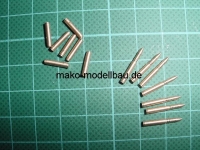 35; Deutsche 5cm Munition ,  je 7 Hlsen & Granaten