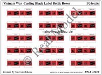 35;Vietnam War Carling Black Label Bottle Boxes