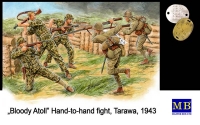 35; US Marines & japanische Infatristen im Nahkampf   Pazifik / Tarawa