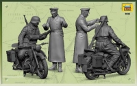 35; German BMW R12 Solo and Crew    WW II