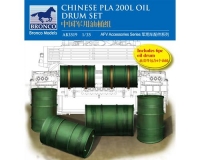 35; Chinese PLA 200 Liter Oil Drum Set