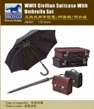 35; Koffer, Taschen und Regenschirm