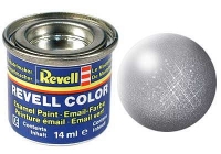 Eisen, metallic Emailefarbe  14ml   (Preis /100ml =16,36 Euro)