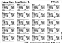 35; Natural Water Boxes / Cartons  Set 2