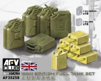 35; British  2 and  5 Gallon  Fuel Can Set WW II