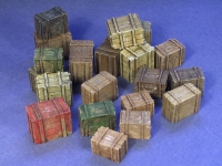 35; 20 wooden Boxes in different size