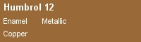 H012 Copper Metallic 14ml Enamel Colour     (Preis /1 l = 177,85 )