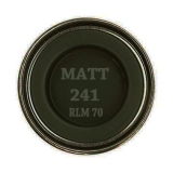 H241 Schwarzgrn RLM70, matt  14ml Enamel Farbe      (Preis /1 l = 177,85 )