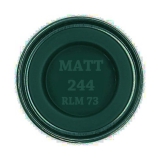 H244 Grn RLM73, matt  14ml Enamel Farbe     (Preis /1 l = 177,85 )