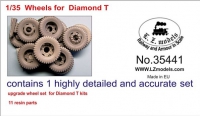 35; Wheels for Diamond T 968, 969 Wrecker & Cargo