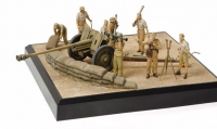 35; Diorama Set  German PaK 36(r) & Crew  North Africa