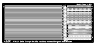 35; Photoetch Belts & straps for rifle, carbine, submachine guns with buckles