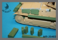 35;  Somua S35  deutsche Wehrmacht / Rstsatz mit Geschtzrohr  (TAMIYA)