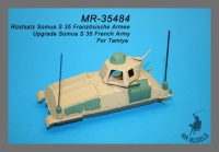 35;  Somua S35  Franzsische Version  Rstsatz mit Geschtzrohr  (TAMIYA)