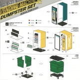°35; Getränkeautomaten und Müllcontainer