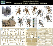 35; German / British Hand to Hand Fight   WW I