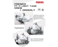 35; French Tank Crew and Orderly   WW I  (6 Figures !)
