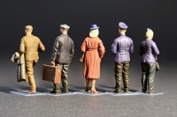 35; Tram Crew with Passengers,  Figure Set  @